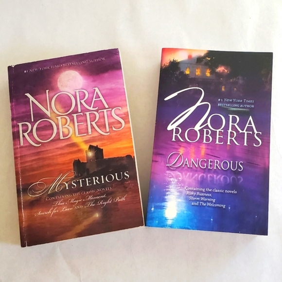 NORA ROBERTS 6 NOVELS IN 2 BOOKS - Picture 1 of 4